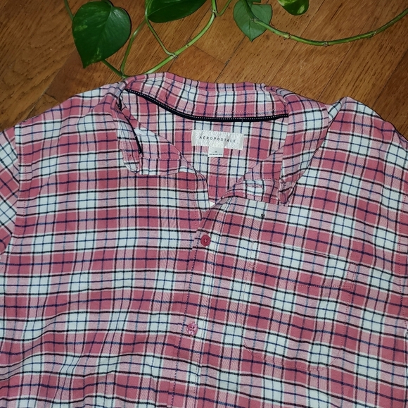 Aeropostale 100% Cotton Flannel Shirt - Picture 2 of 7